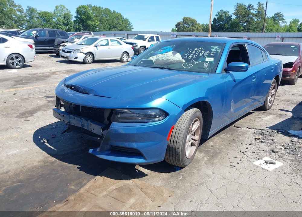 2021 DODGE CHARGER SXT RWD VIN: 2C3CDXBG4MH580895