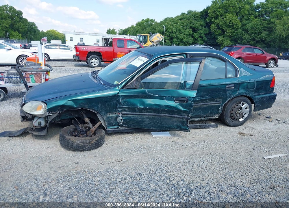 2000 HONDA CIVIC LX VIN: 2HGEJ6674YH511858