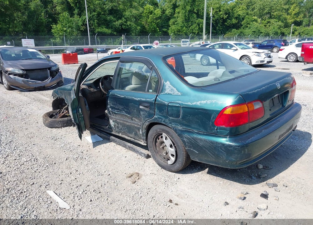 2000 HONDA CIVIC LX VIN: 2HGEJ6674YH511858