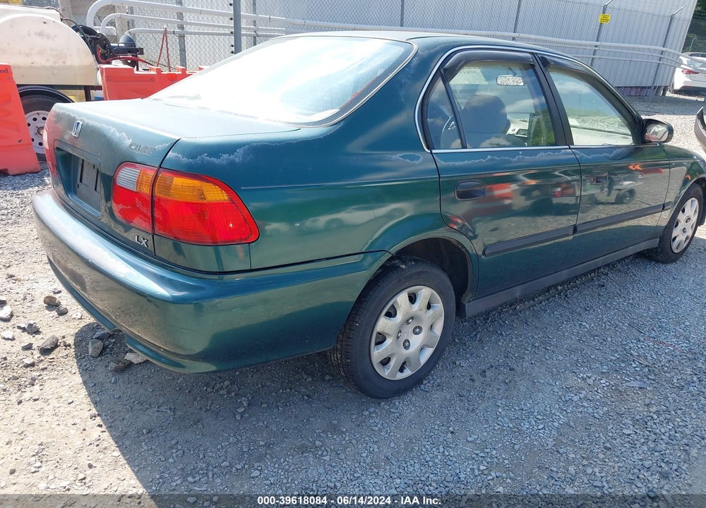 2000 HONDA CIVIC LX VIN: 2HGEJ6674YH511858