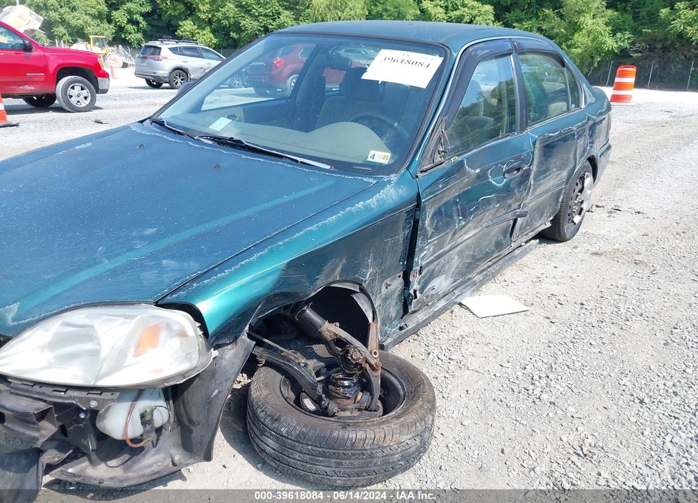 2000 HONDA CIVIC LX VIN: 2HGEJ6674YH511858