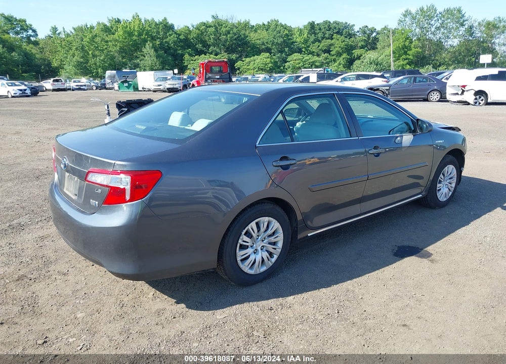 2012 TOYOTA CAMRY HYBRID LE VIN: 4T1BD1FK4CU035175