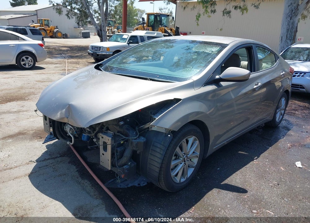 2014 HYUNDAI ELANTRA SE VIN: 5NPDH4AE6EH485945