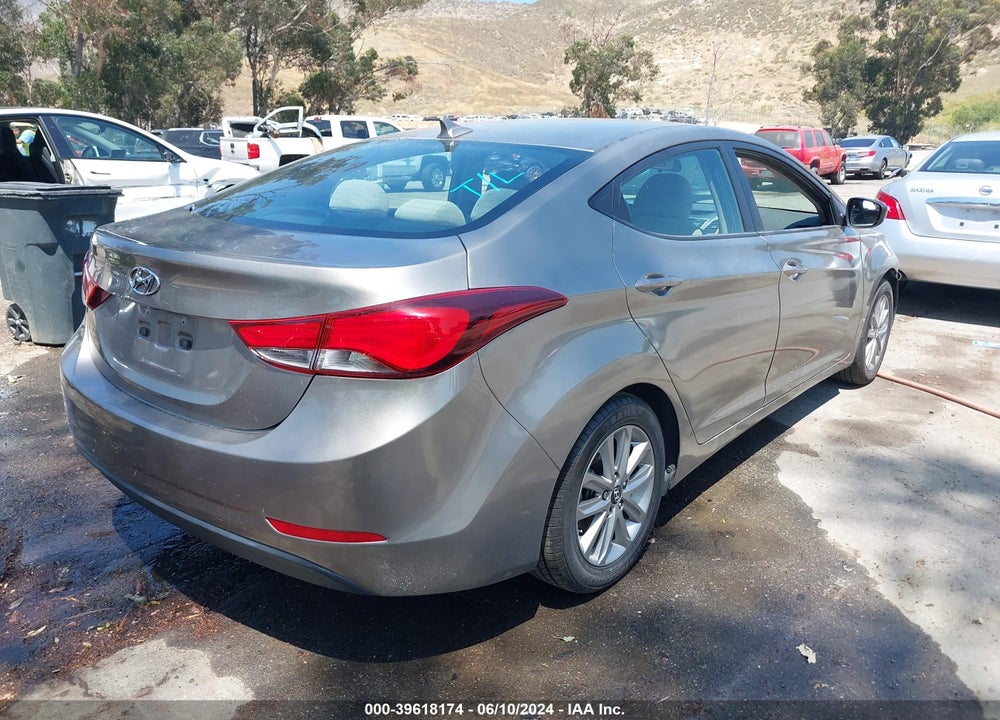 2014 HYUNDAI ELANTRA SE VIN: 5NPDH4AE6EH485945