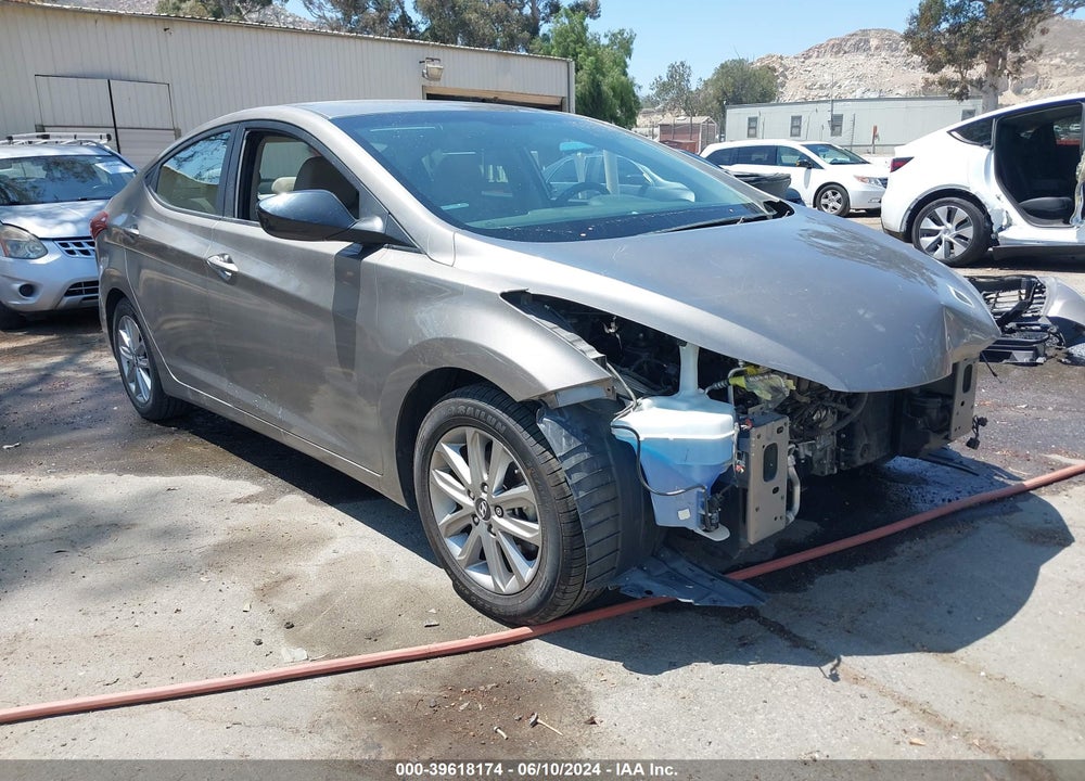 2014 HYUNDAI ELANTRA SE VIN: 5NPDH4AE6EH485945