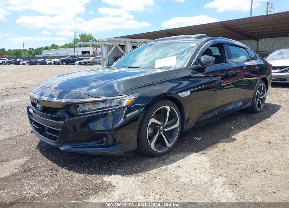 2021 HONDA ACCORD SPORT 2.0T VIN: 1HGCV2F3XMA023038