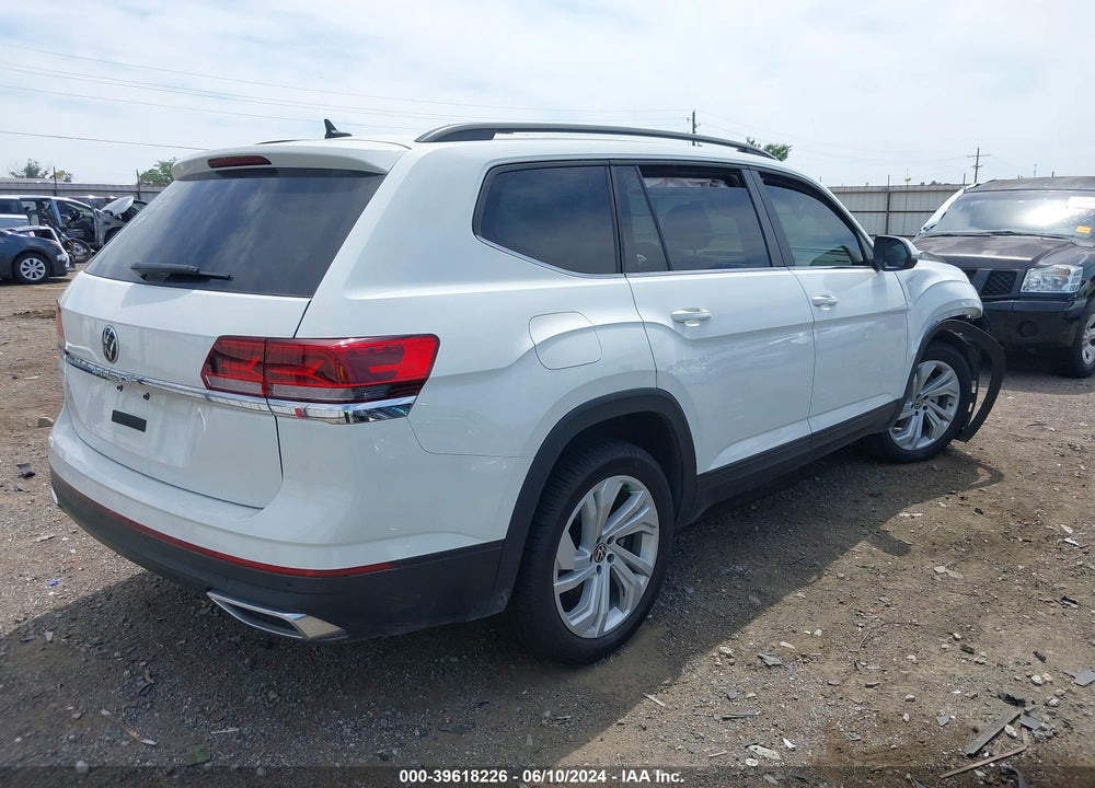 2021 VOLKSWAGEN ATLAS 3.6L V6 SE W/TECHNOLOGY VIN: 1V2JR2CA9MC600433