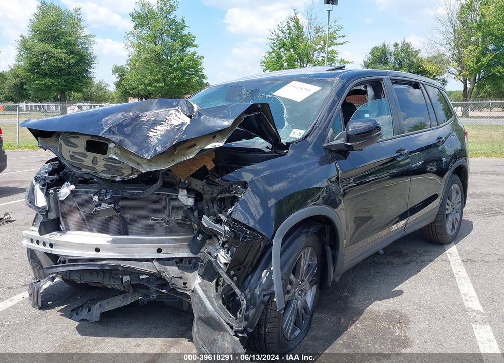 2020 HONDA PASSPORT AWD EX-L VIN: 5FNYF8H57LB007839