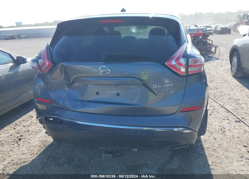 2016 NISSAN MURANO VIN: 5N1AZ2MH5GN137529