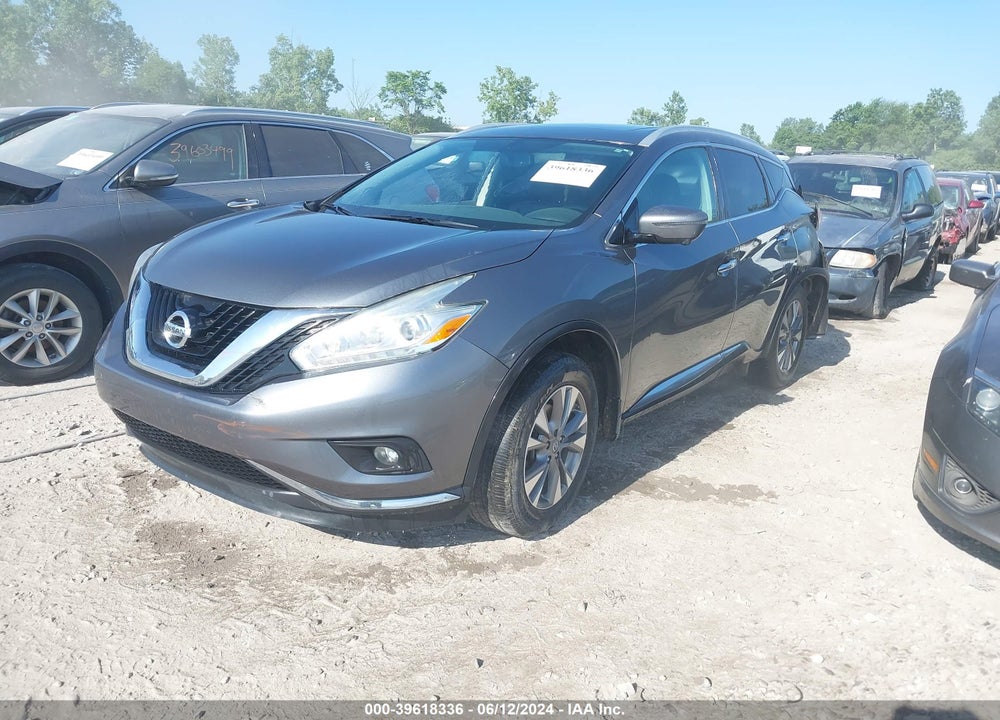 2016 NISSAN MURANO VIN: 5N1AZ2MH5GN137529
