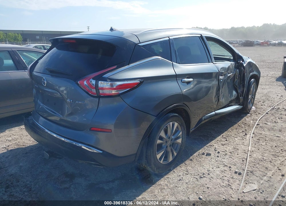 2016 NISSAN MURANO VIN: 5N1AZ2MH5GN137529