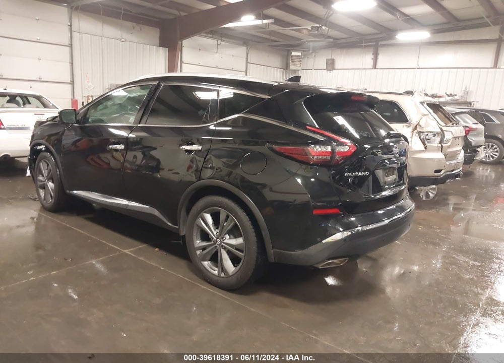 2021 NISSAN MURANO PLATINUM FWD VIN: 5N1AZ2DJ0MC134273
