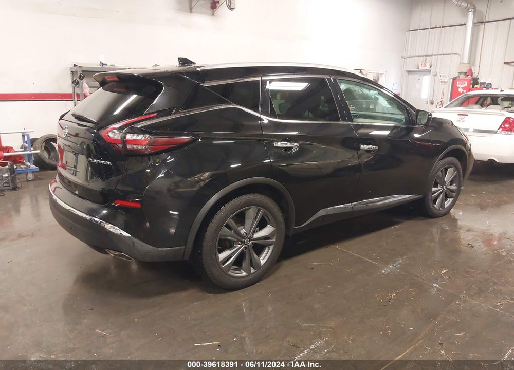 2021 NISSAN MURANO PLATINUM FWD VIN: 5N1AZ2DJ0MC134273