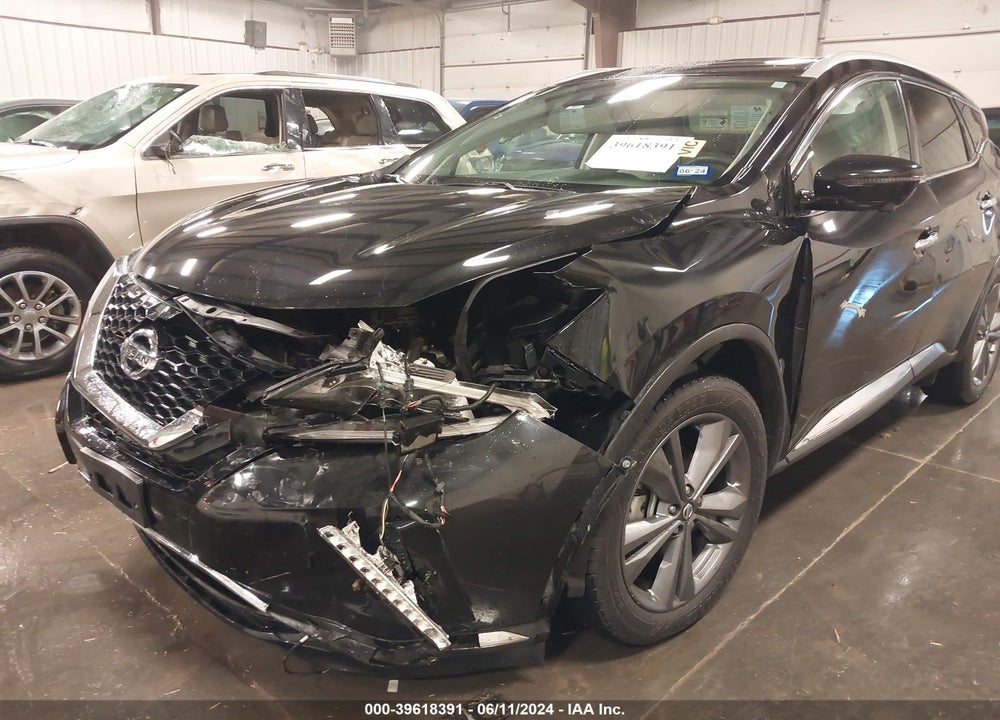 2021 NISSAN MURANO PLATINUM FWD VIN: 5N1AZ2DJ0MC134273