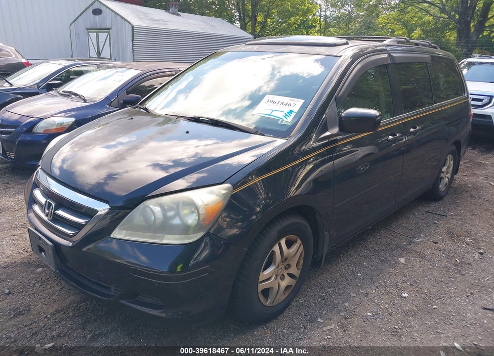 2007 HONDA ODYSSEY EX-L VIN: 5FNRL38757B052754