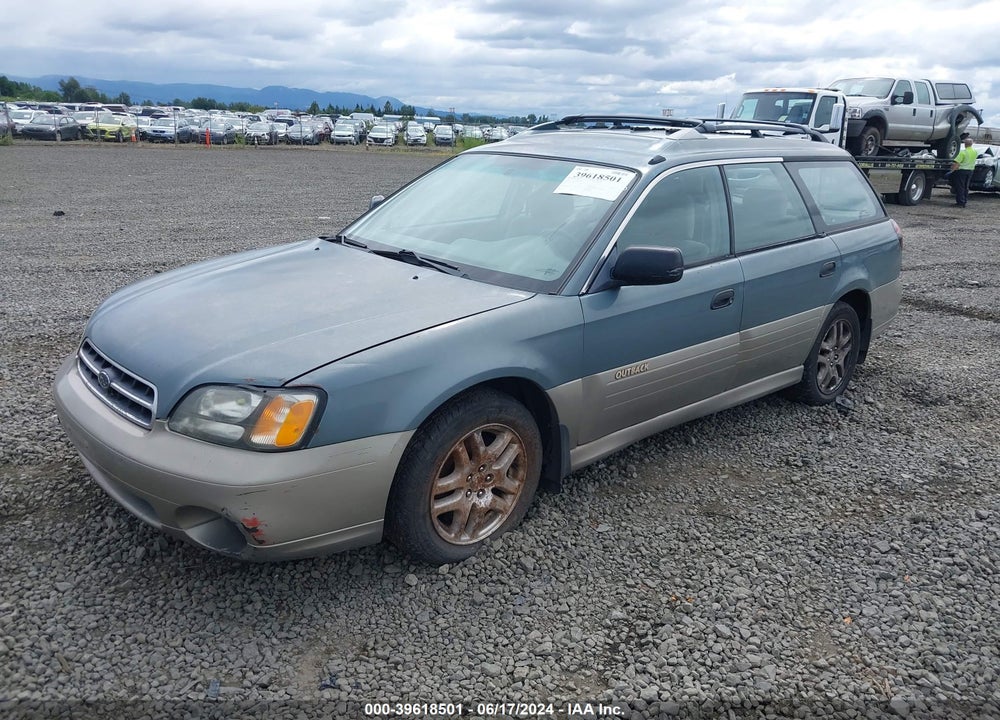 2001 SUBARU OUTBACK VIN: 4S3BH665717645101