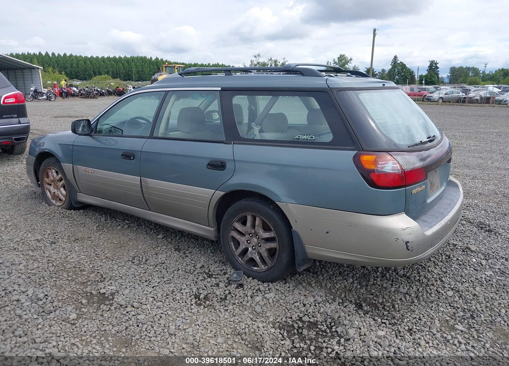 2001 SUBARU OUTBACK VIN: 4S3BH665717645101