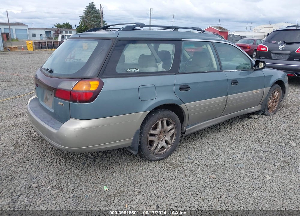 2001 SUBARU OUTBACK VIN: 4S3BH665717645101