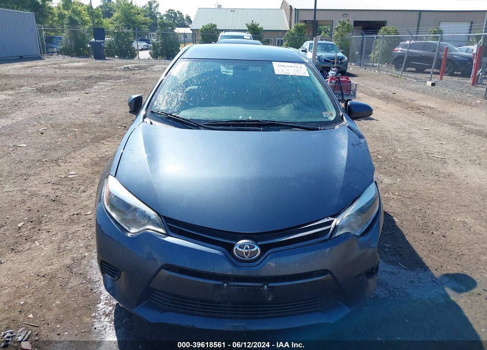 2015 TOYOTA COROLLA LE VIN: 2T1BURHE9FC278413