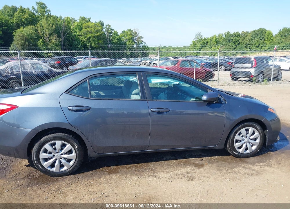2015 TOYOTA COROLLA LE VIN: 2T1BURHE9FC278413