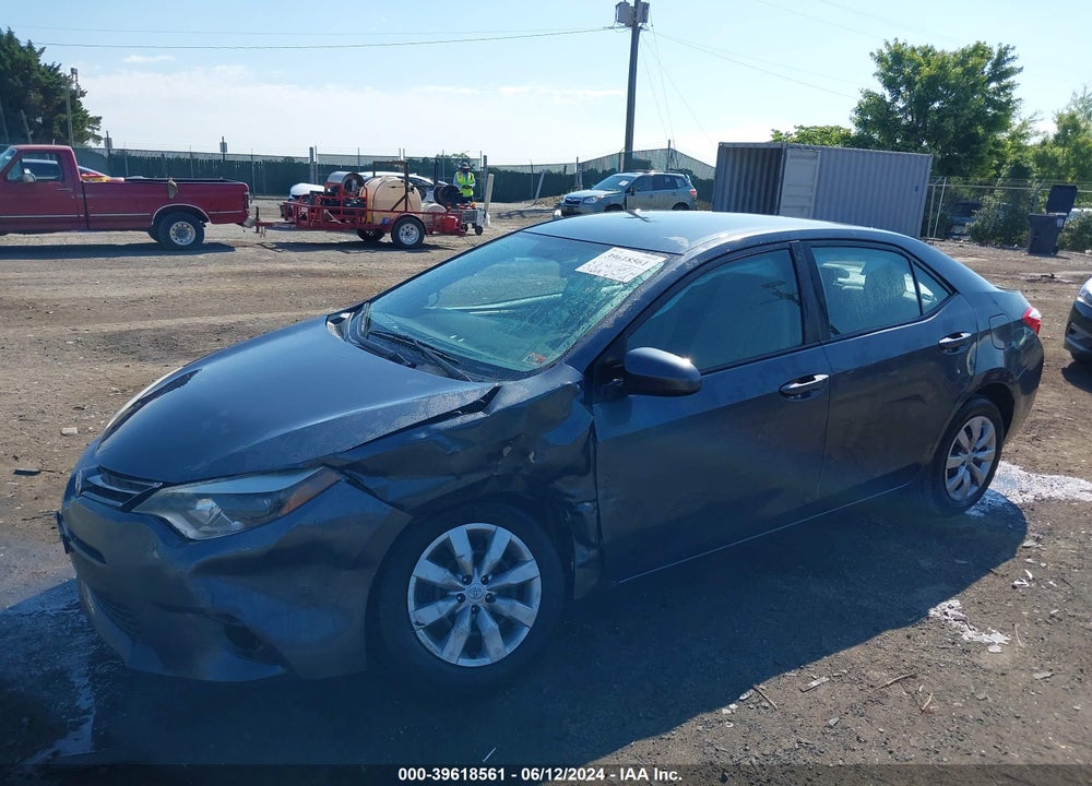 2015 TOYOTA COROLLA LE VIN: 2T1BURHE9FC278413