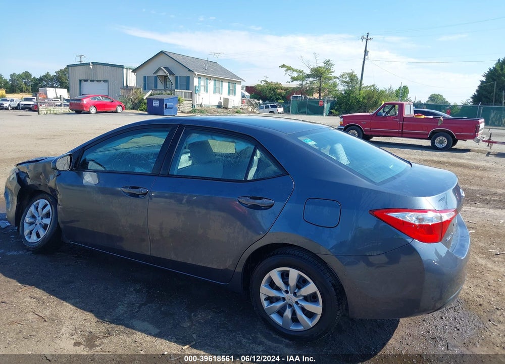 2015 TOYOTA COROLLA LE VIN: 2T1BURHE9FC278413