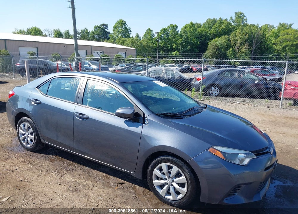 2015 TOYOTA COROLLA LE VIN: 2T1BURHE9FC278413