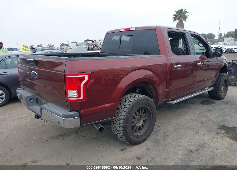 2016 FORD F-150 XLT VIN: 1FTEW1CG9GKF32882