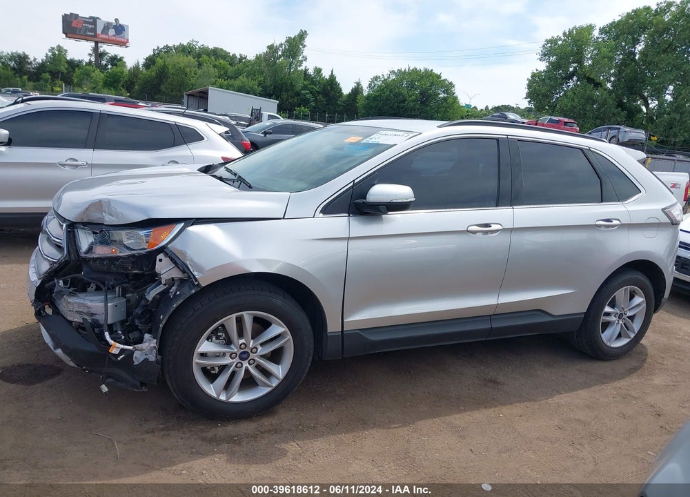 2015 FORD EDGE SEL VIN: 2FMTK3J8XFBB20789