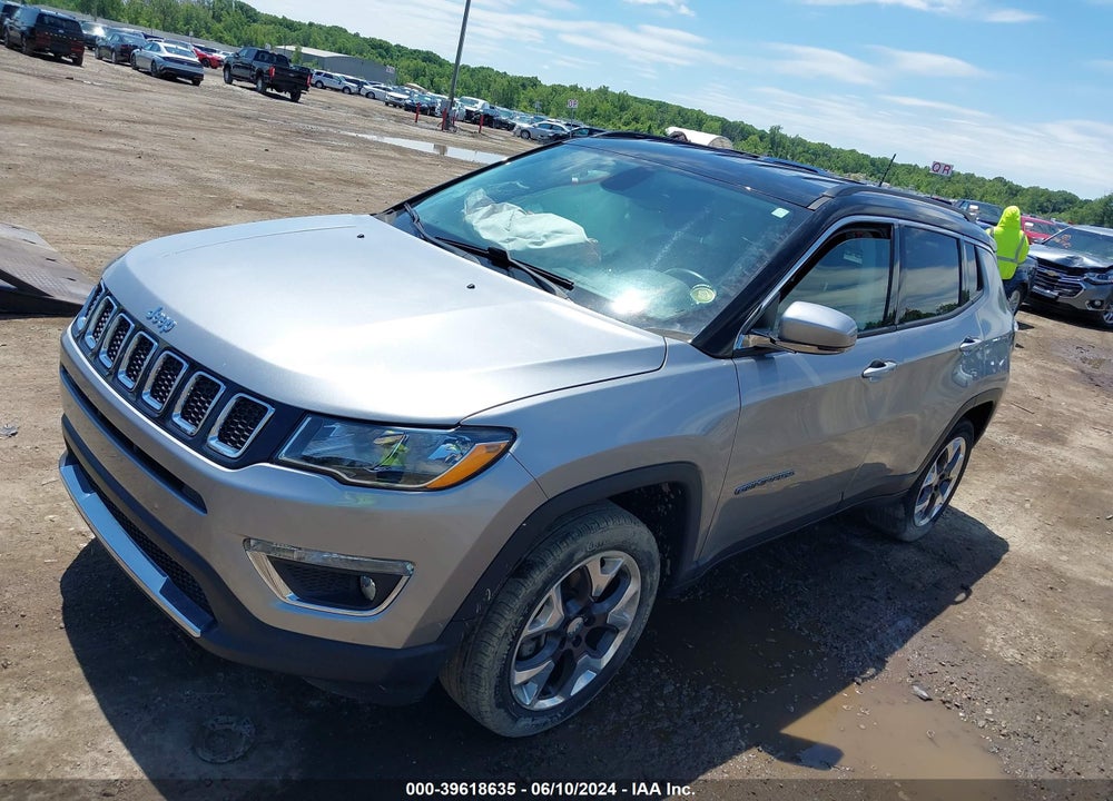 2019 JEEP COMPASS LIMITED 4X4 VIN: 3C4NJDCBXKT666148