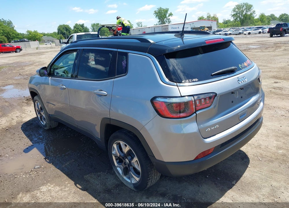 2019 JEEP COMPASS LIMITED 4X4 VIN: 3C4NJDCBXKT666148