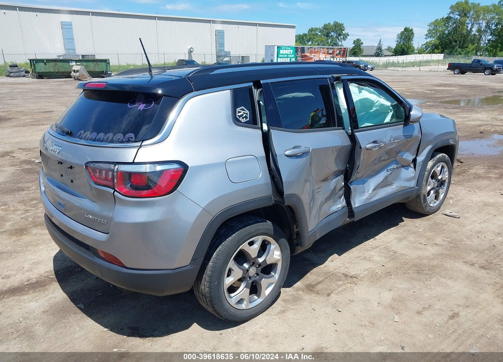 2019 JEEP COMPASS LIMITED 4X4 VIN: 3C4NJDCBXKT666148