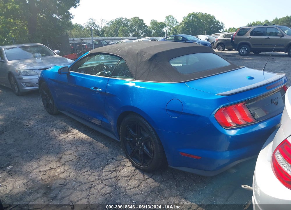 2019 FORD MUSTANG ECOBOOST VIN: 1FATP8UHXK5191333