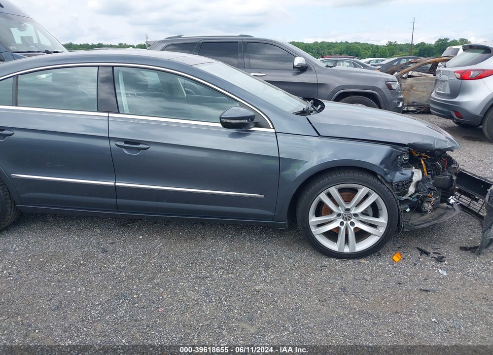 2013 VOLKSWAGEN CC 2.0T LUX VIN: WVWRP7AN9DE534435