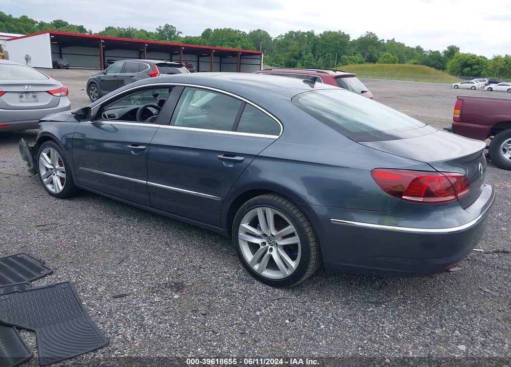 2013 VOLKSWAGEN CC 2.0T LUX VIN: WVWRP7AN9DE534435