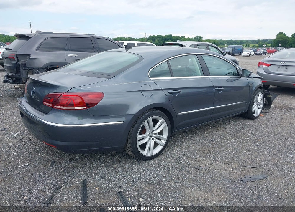 2013 VOLKSWAGEN CC 2.0T LUX VIN: WVWRP7AN9DE534435
