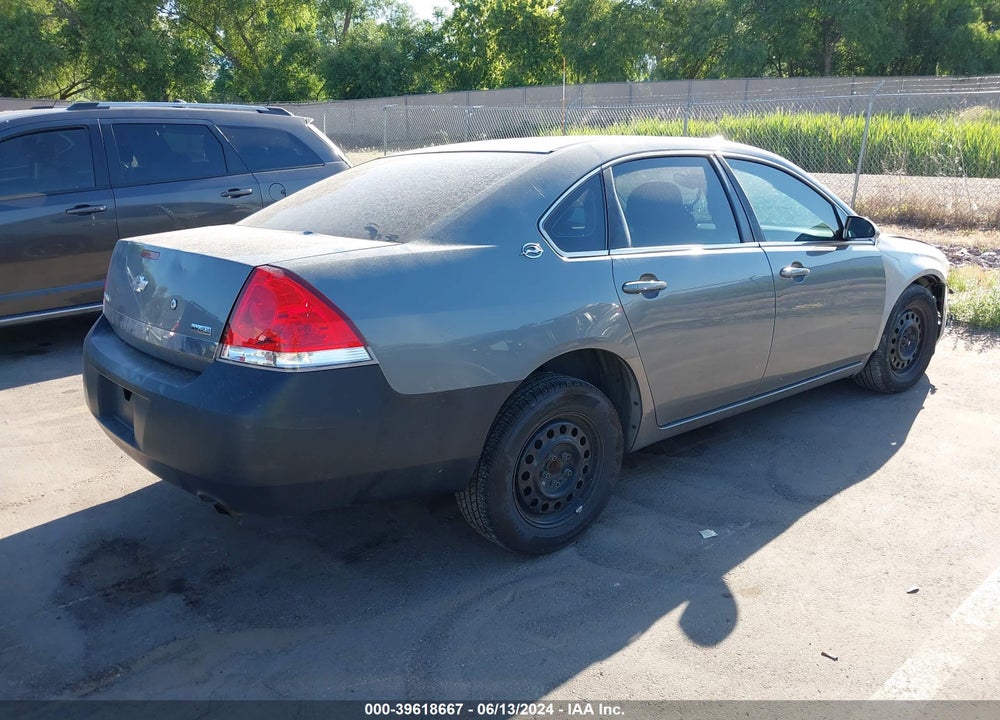2008 CHEVROLET IMPALA POLICE VIN: 2G1WS583089239543