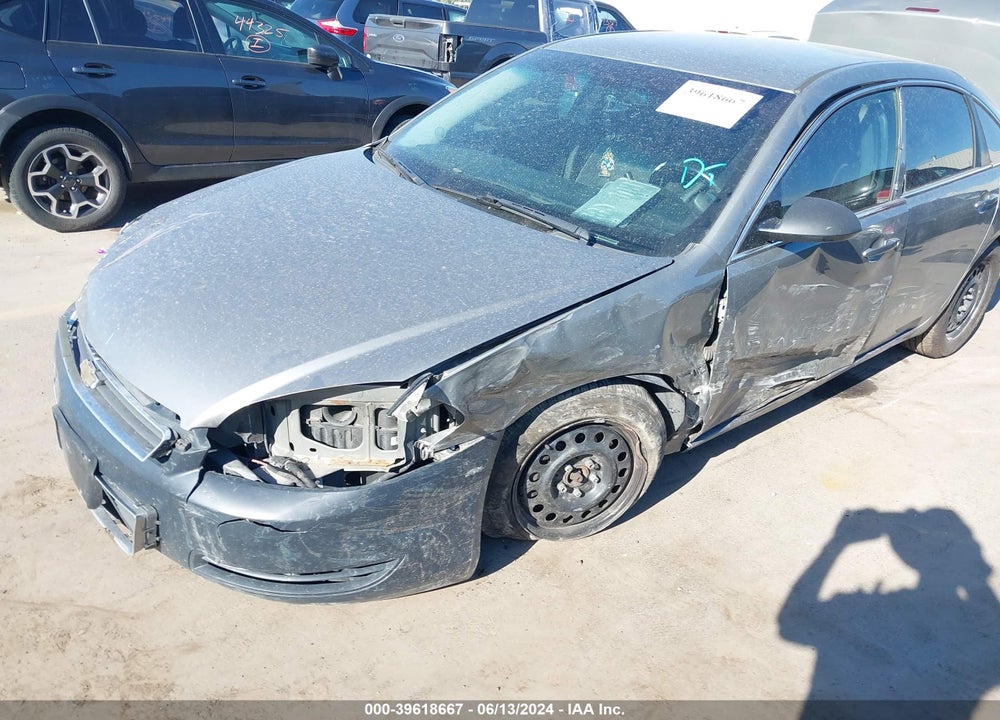 2008 CHEVROLET IMPALA POLICE VIN: 2G1WS583089239543