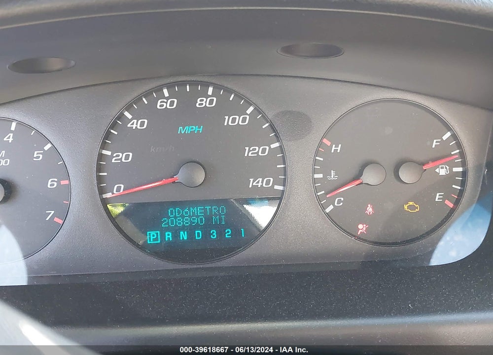 2008 CHEVROLET IMPALA POLICE VIN: 2G1WS583089239543