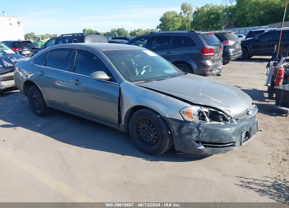 2008 CHEVROLET IMPALA POLICE VIN: 2G1WS583089239543