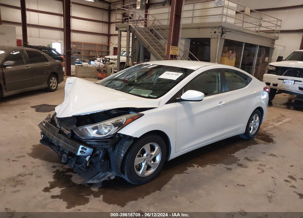 2015 HYUNDAI ELANTRA SE VIN: 5NPDH4AE3FH622308