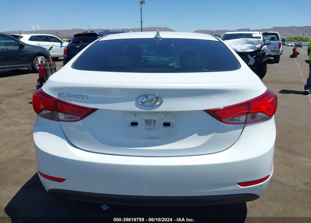 2015 HYUNDAI ELANTRA SE VIN: 5NPDH4AE2FH606312