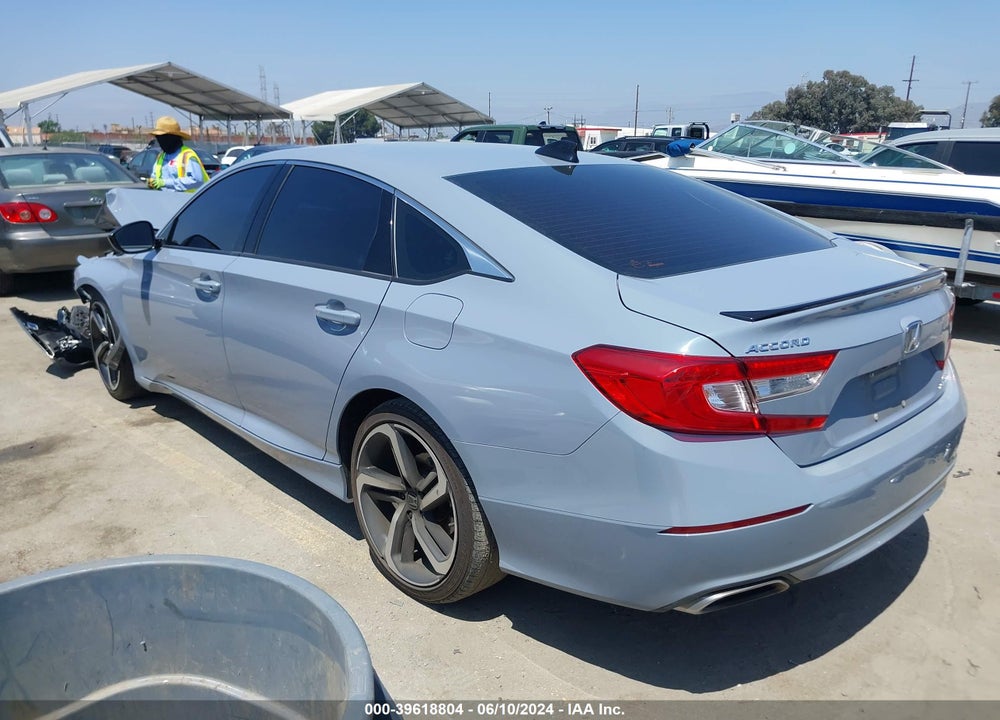 2022 HONDA ACCORD SPORT VIN: 1HGCV1F35NA052443
