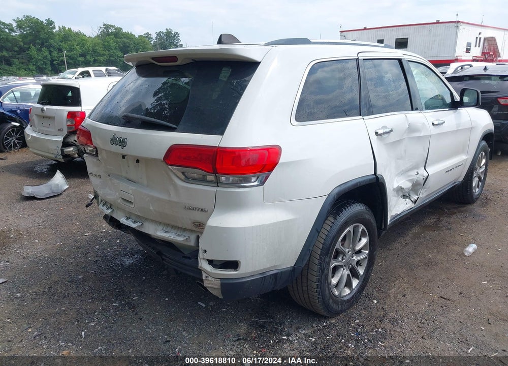 2015 JEEP GRAND CHEROKEE LIMITED VIN: 1C4RJFBGXFC652178
