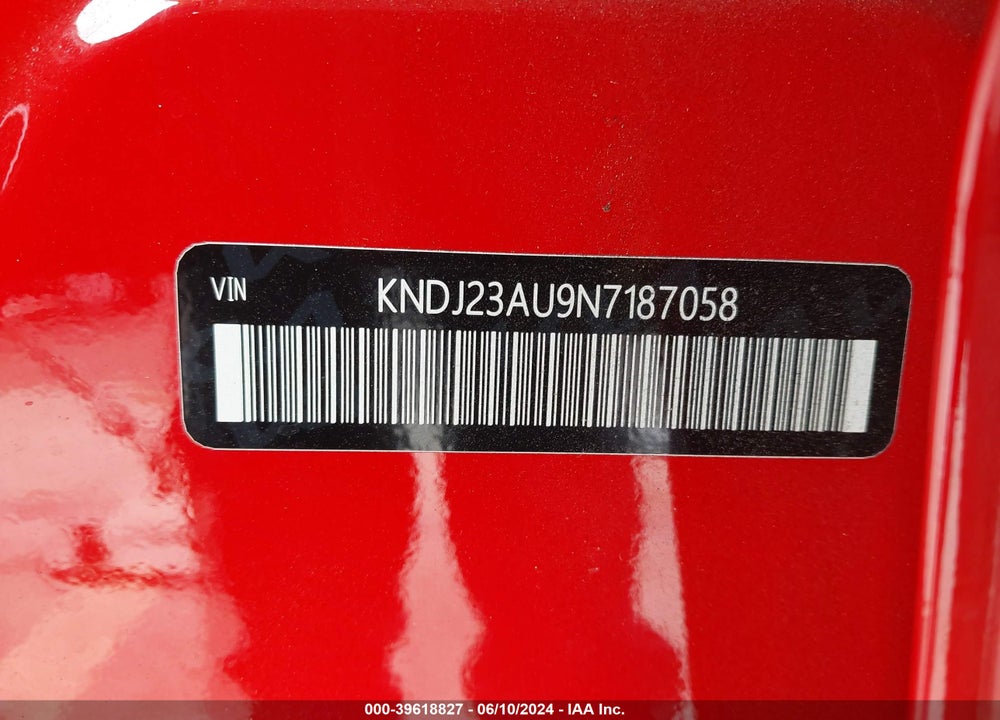 2022 KIA SOUL LX VIN: KNDJ23AU9N7187058