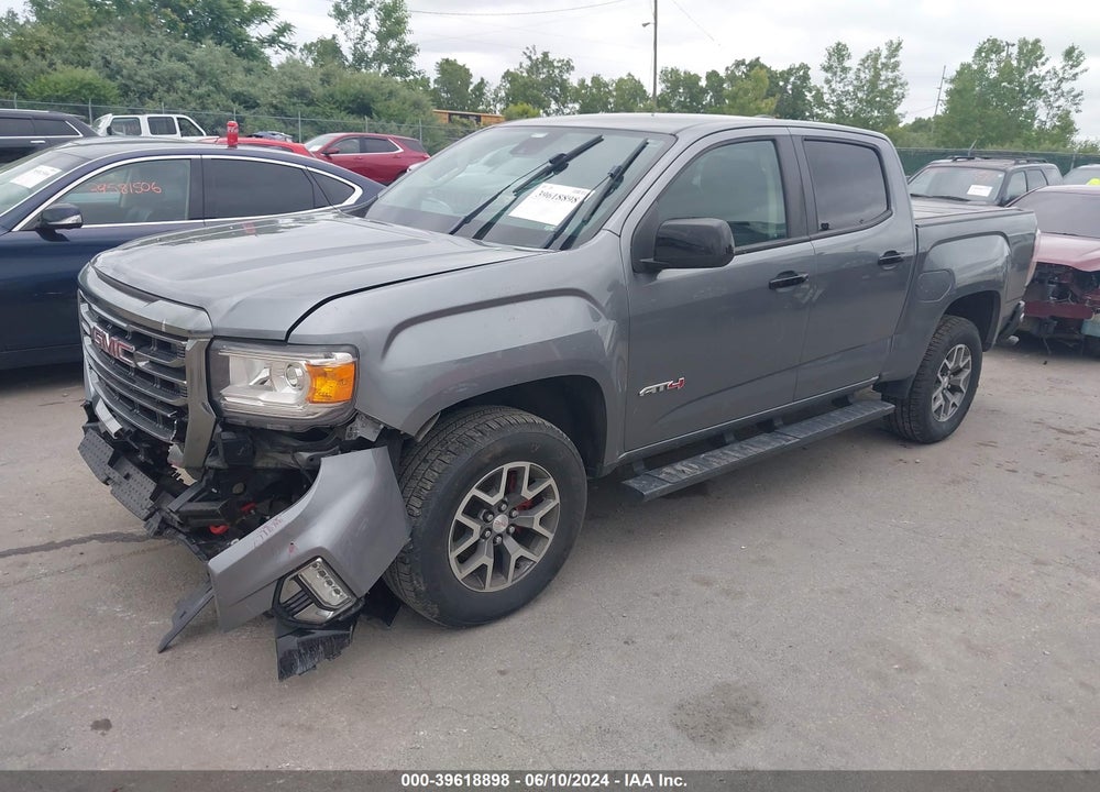 2021 GMC CANYON 4WD SHORT BOX AT4 - LEATHER VIN: 1GTG6FEN9M1103289