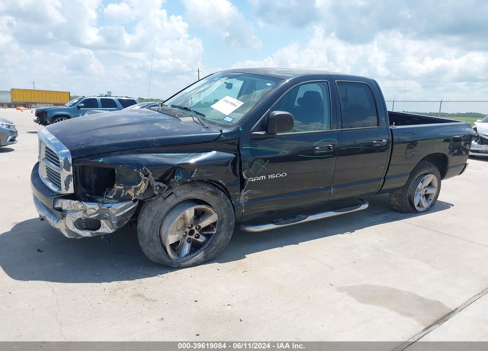 2007 DODGE RAM 1500 SLT VIN: 1D7HA18P87S272159