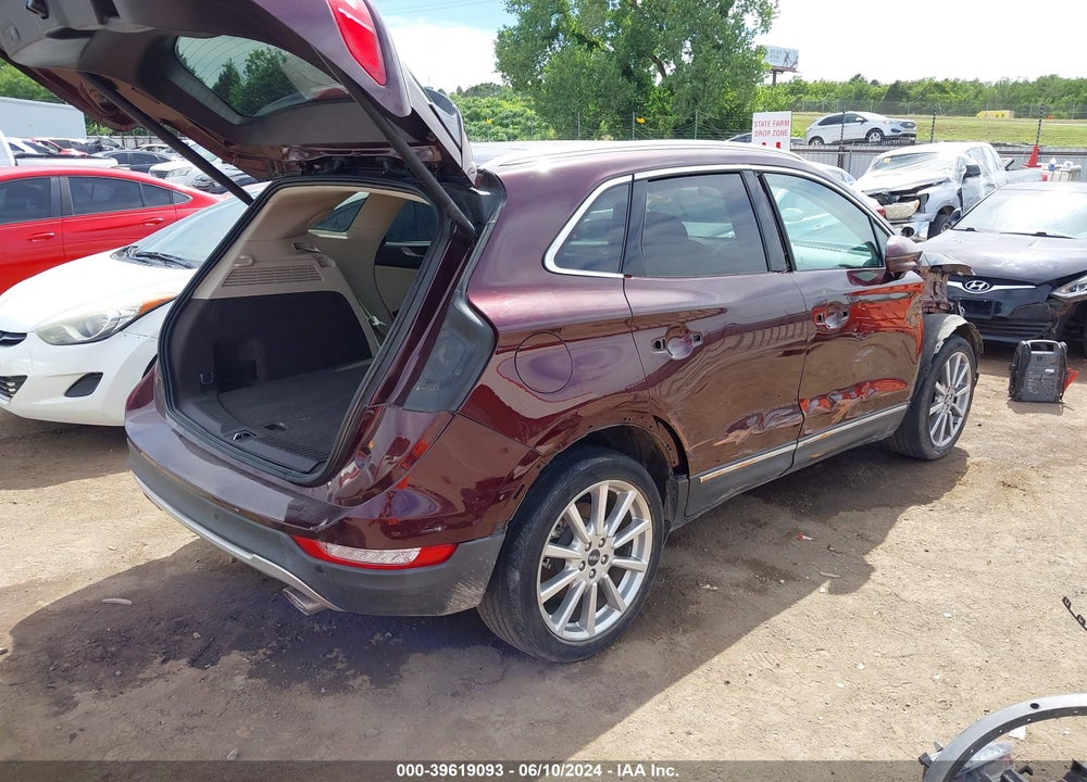 2019 LINCOLN MKC RESERVE VIN: 5LMCJ3C99KUL37650