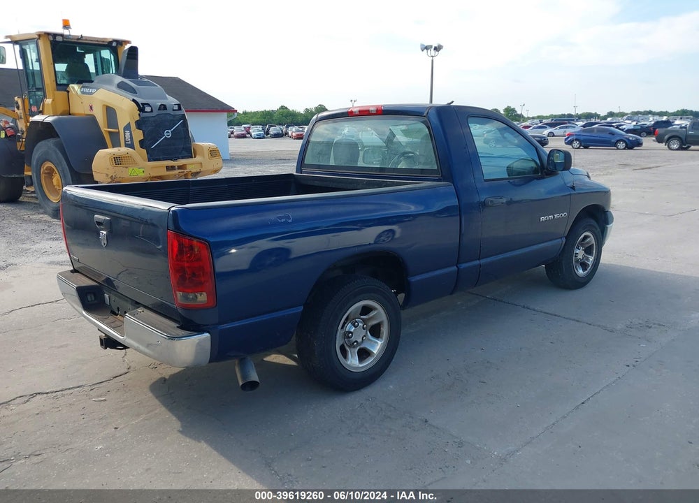 2005 DODGE RAM 1500 ST VIN: 1D7HA16KX5J646507
