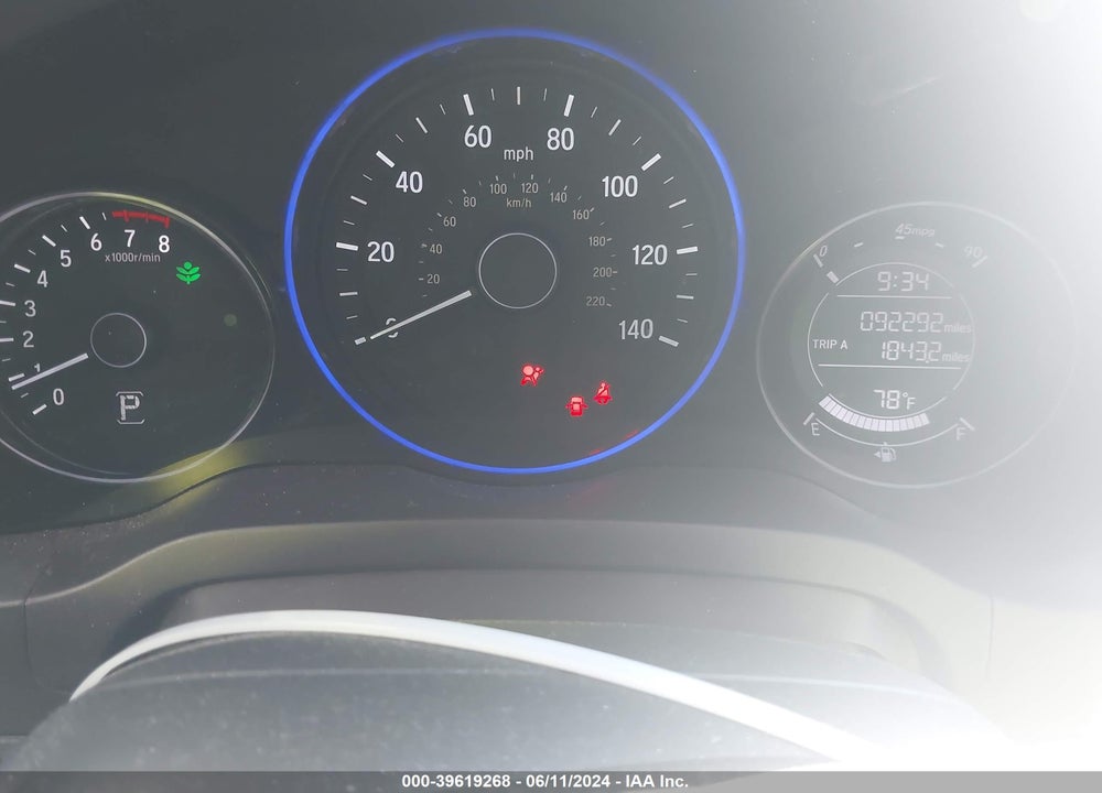 2018 HONDA HR-V EX VIN: 3CZRU5H59JM712105